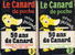 LE CANARD DE POCHE VOUS PRESENTE 50 ANS DE CANARD  -  2 TOMES  -  1916/1940  1944/1965  -  144 PAGES CHACUN - Humour