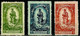 LIECHTENSTEIN..1920..Mich El # 40-42; 40U-42U...MLH...MiCV - 45 Euro. - Nuevos