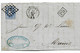 B029 / Belgien,  Leopold II 20 C. Dunkelultramarin 1874, Anvers Nach Mainz (Mi.Nr. 15 D) - 1869-1883 Leopold II.