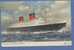 255 Op Kaart " CUNARD RMS  QUEEN ELIZABETH " Met Stempel SOUTHAMPTON /  PAQUEBOT - Briefe U. Dokumente