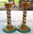 Deruta 2 Candle Holders - 2 Kaarsenhouders - 2 Chandeliers - DI 989 - Deruta (ITA)