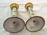 Deruta 2 Candle Holders - 2 Kaarsenhouders - 2 Chandeliers - DI 989 - Deruta (ITA)