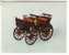 INTERESTING USSR " NAME CARD " ( Mint ) - Issued Matchbox Car - Daimler Motor Cart 1886 - Advertising