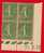 Semeuse 65 C. Vert En Bloc De 4 Coin Daté Du 13.2.28 - 1903-60 Sower - Ligned