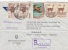 Peru-Switzerland :3 Lettres Recommandées 1957-60 /Ambassade Suisse. Cachets D'arrivée - Peru