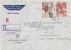 Peru-Switzerland :3 Lettres Recommandées 1957-60 /Ambassade Suisse. Cachets D'arrivée - Peru