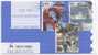 Israel Judaica Rare Sculpture First Day Stamps On Advertising Leaflet 1995 - Briefe U. Dokumente
