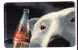 COCA-COLA ( Peru - Rare Chip Rare ) Dog Chien Polar Bear Polaire Ours ( Damaged - See Scan For Condition Before Biding ) - Perú