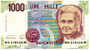 Billets - ITALIE, 1000 Lires M. MONTESSORI NA 219124M, Circulé, Très Bon état Général. - 1000 Liras
