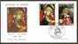 DAHOMEY 1967 RELIGIOUS PAINTINGS, CHRISTMAS, VIRGIN & CHILD 2 FDCs # 5428 - Religion