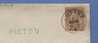 57 Op Brief Met Stempel LUTTRE Met Naamstempel PIETON "in Blauw" !!!!!!!!!!!!!!!!!!!!!!!!! - Linear Postmarks