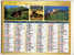 CALENDRIER ALMANACH  PTT GD FORMAT 2003 LABRADOR CHATON/CHIEN/CHALET à SAMOENS HTE SAVOIE/LOURMARIN 84 /ETRETAT SEINE MA - Tamaño Grande : 2001-...