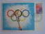 JEUX OLYMPIQUES   OLYMPICS GAMES   GRENOBLE FLAMME  1968   BELLE CARTE CARD - Sport Invernali