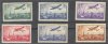 FRANCE AIRPOST 1936, SMALL VALUES HINGED, 50 FRANCS STAMP NEVER HINGED! - 1927-1959 Nuevos