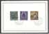 LIECHTENSTEIN CHRISTMAS 2 SETS, 1957 And  1958 On CARDS - Used Stamps