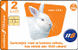 LATVIA  Easter - RABBIT- Animal 2003 Chip Phone Card - Lapins