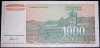 Yugoslavia,Banknote,Paper Money,Inflation,1000 Dinars,1994. - Yugoslavia