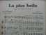 MUSIQUE & PARTITION :/  DE GEORGES GUETARY  /  " LA PLUS BELLE  DU FILM LE CHEVALIER NOIR   " 1944 EDITIONS BEUSCHER - Song Books