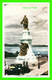 QUÉBEC - LE MONUMENT CHAMPLAIN - ANIMÉE VIEILLES VOITURES - P.E .- QUEBEC PHOTO ENGRAVER'S REG'D - - - Québec - La Cité