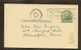 US - VF 1955  1c  ADVERTISEMENT ENTIRE With **REVALUED 2c P.O. DEPT.** Green Square Cancel - 1941-60