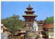 AKNP Nepal Postcards Kathmandu Buddhist Stupa - Taleju Temple - Népal