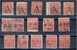 FRANCE, RAILWAY STAMPS, GOOD GROUP, EVERYTHING PER X5 - Mint/Hinged