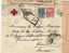 Gr11-002/ - GRIECHENLAND -  Rot Kreuz Kuvert, 1918, Prägestempel + Normalstempel Nach Genf - Briefe U. Dokumente