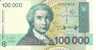 100 000 Dinara   "CROATIE"  1993     UNC    Ble39. - Croatie