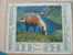 CALENDRIER ALMANACH DES  P.T.T. 1988  CHEVAL /CHIEN BERGER ALLEMAND - Grossformat : 1981-90