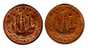 0.50 Penny  Grande-bretagne 1941-1944- - Autres & Non Classés
