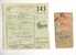 3 Documents Chemins De Fer Cachets De Gare De CHIMAY 1938/1953  --  7/283 - Altri & Non Classificati