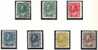 CANADA, 1912-1916, YT 93-99 (93+94 (*) ET 99 A, 93-94 B, 94 C, 95 A - Used Stamps