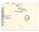 YU045 / JUGOSLAWIEN -  Ponikoa 1945, Dt. R-Zettel, Zensurstpl.+Streifen - Covers & Documents