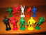 TRES RARE SERIE COMPLETE DE 10 FIGURINES DC PUBLICITAIRES GULLIVER - BATMAN SUPERMAN PINGUIN ETC... - Marvel Heroes