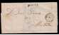 NOMINATIV Cancellation  Circulated Cover MOURA (30.04.1861) To MERTOLA By BEJA (01.05.61) Stamp 25r. Portugal Gc458 - ...-1853 Prephilately