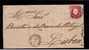Portugal 1870/76 D.LUIS I Rigth Strip Circulated Cover VIANA DO CASTELO 18.01.1872 To LISBOA Stamp 25r.  Gc460 - Lettres & Documents