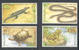 2005 MOLDOVA Reptiles 4v+MS MNH - Serpents