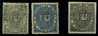 1873 - LOT DE 3 TIMBRES - - War Tax