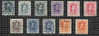 ESPAGNE, SPAIN, 1922-30 LOT ALFONSO XIII VAQUER @ VARIANTES COULEURS - Usati