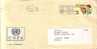 E055 - ONU UNO GENEVE N°221 LETTRE 10/12/1992 PERSONNES AGEES - Storia Postale