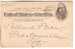 GOOD OLD USA POSTAL CARD 1896 - One Cent - Office Of BURLINGTON - ...-1900