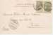 TIMBRES 5C SE TENANT 25 JUIN 1902 STEMPEL BRUXELLES DEPART SUR CARTE POSTALE "CATHEDRALE STE GUDULE - 1893-1907 Wappen