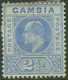 GAMBIA..1904..Michel # 43b...MH...MiCV - 22 Euro. - Gambie (...-1964)