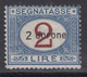 Italia - 1919  Dalmazia - Tax 3 - Cat. 275 Euro -  MNH** - Gomma Integra - Dalmatia