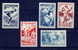 MONACO - 1948 - Jeux Olympiques De Londres - Disciplines - La Série 319 à 323  * - Unused Stamps