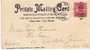 Cu036/  KUBA - Mailing Card 1903 Nach London, Ansichtskarte Tacon Theatre - Storia Postale