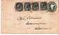 C-V015/  KANADA  - EN 11a + Strip Of 4. Half Cent Victoria 1898 - Covers & Documents