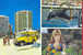 AUSTRALIA : 1981 : Post.Stat. : BEACH PATROL,SURFING,SKYSCRAPER,DOLPHIN,GIRL,PARROT, - Postwaardestukken