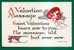 VALENTINE -  1914  POSTCARD - Saint-Valentin