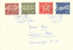 BUNDESPOST : 1960 : Y.205-08 : Travelled Letter JEUX OLYMPIQUES,OLYMPICS,ROME 1960,ATHLETICS,OLYMPIC ANNEAUX OLYMPIQUES, - Summer 1960: Rome